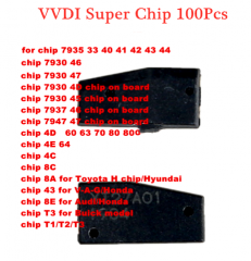 Xhorse VVDI Super Chip XT27A01 XT27A66 Transponder for VVDI2 VVDI Mini Key Tool 100Pcs/lot