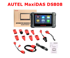Original Autel MaxiDAS DS808 Tablet Diagnostic Tool Full Set Support Injector Coding & Key Coding Free Update Online