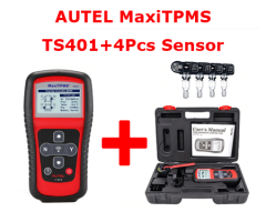 Autel MaxiTPMS® TS401 TPMS Diagnostic and Service Tool V5.22 Update Online + 4pcs Autel MX-Sensors 433 MHz 315 MHz 2 In 1