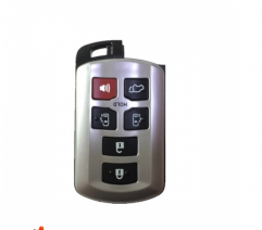 6 Button Toyota Remote Key Shell For Sienna With Insert Emergency Blade Car Alarm 5 Pieces/Lot